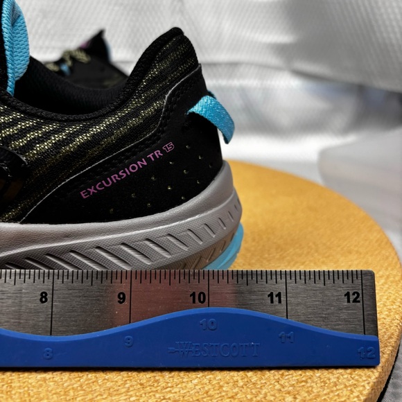 Saucony | Women’s Excursion TR15 Trail Shoes Black Purple | Size 9 - Picture 6 of 10